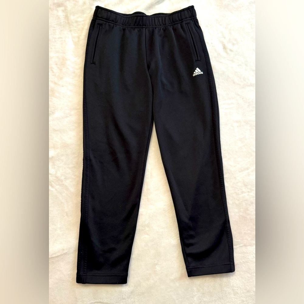 Adidas Button Up Pants Black Small Women's